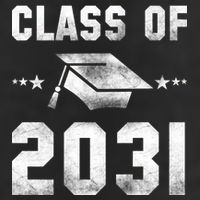 Distressed Class Of 2031 7 Panel Mesh Trucker Snapback Hat