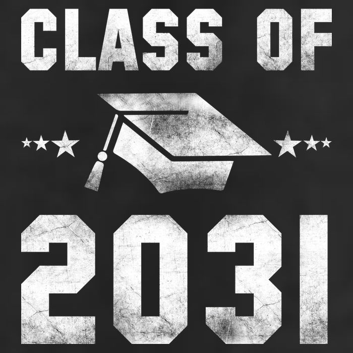 Distressed Class Of 2031 7 Panel Mesh Trucker Snapback Hat