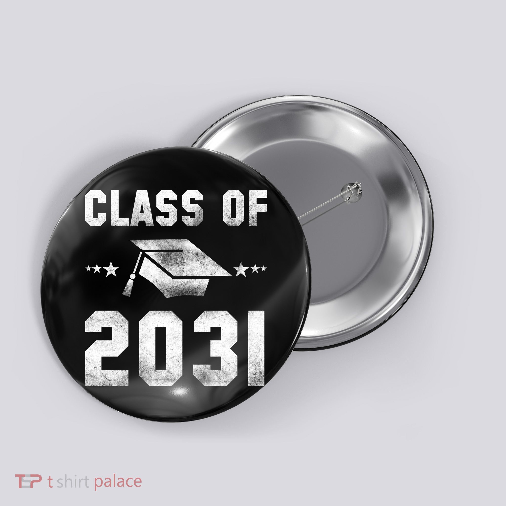 Distressed Class Of 2031 Button