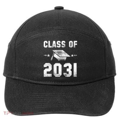 Distressed Class Of 2031 7-Panel Snapback Hat
