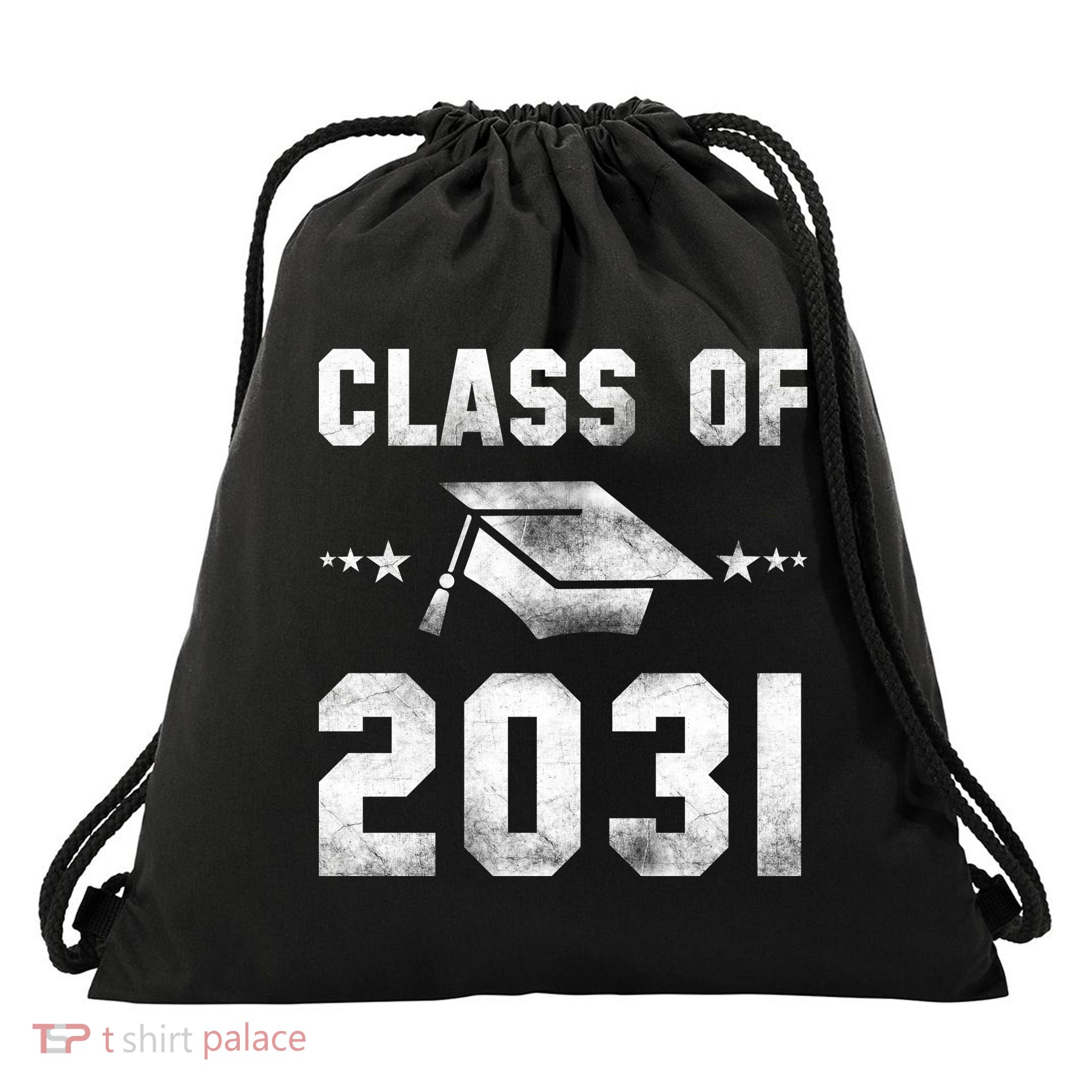 Distressed Class Of 2031 Drawstring Bag