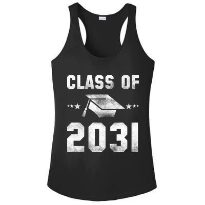 Distressed Class Of 2031 Ladies PosiCharge Competitor Racerback Tank
