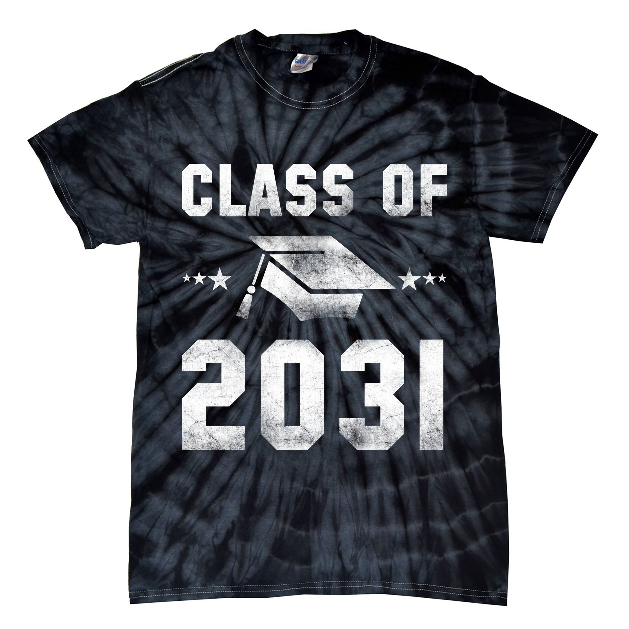Distressed Class Of 2031 Tie-Dye T-Shirt