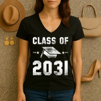 Distressed Class Of 2031 Women's V-Neck T-Shirt