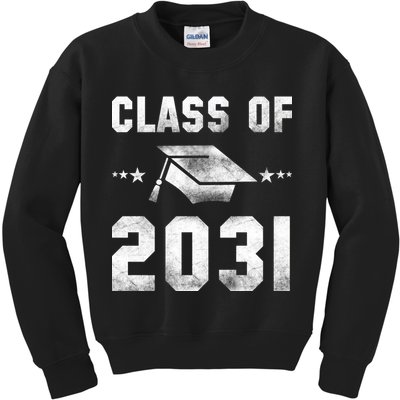 Distressed Class Of 2031 Kids Sweatshirt