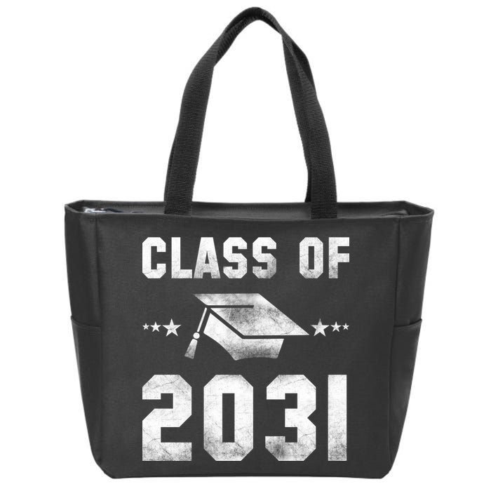 Distressed Class Of 2031 Zip Tote Bag