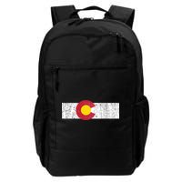 Distressed Colorado State Flag Denver Co Patriotic Backpack