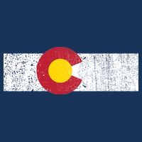 Distressed Colorado State Flag Denver Co Patriotic Tall T-Shirt