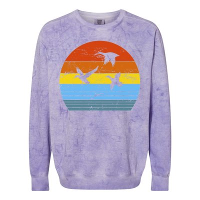 Distressed Duck Hunting Colorblast Crewneck Sweatshirt