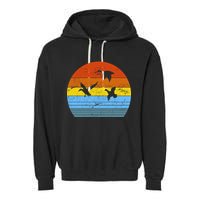 Distressed Duck Hunting Garment-Dyed Fleece Hoodie
