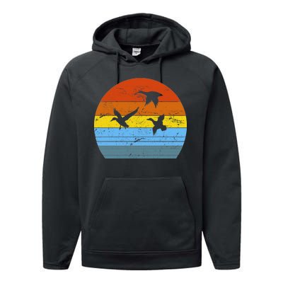 Distressed Duck Hunting Performance Fleece Hoodie