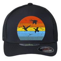 Distressed Duck Hunting Flexfit Unipanel Trucker Cap