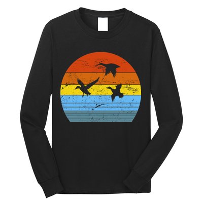 Distressed Duck Hunting Long Sleeve Shirt