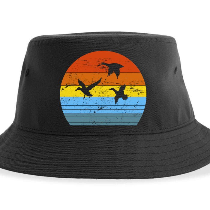 Distressed Duck Hunting Sustainable Bucket Hat