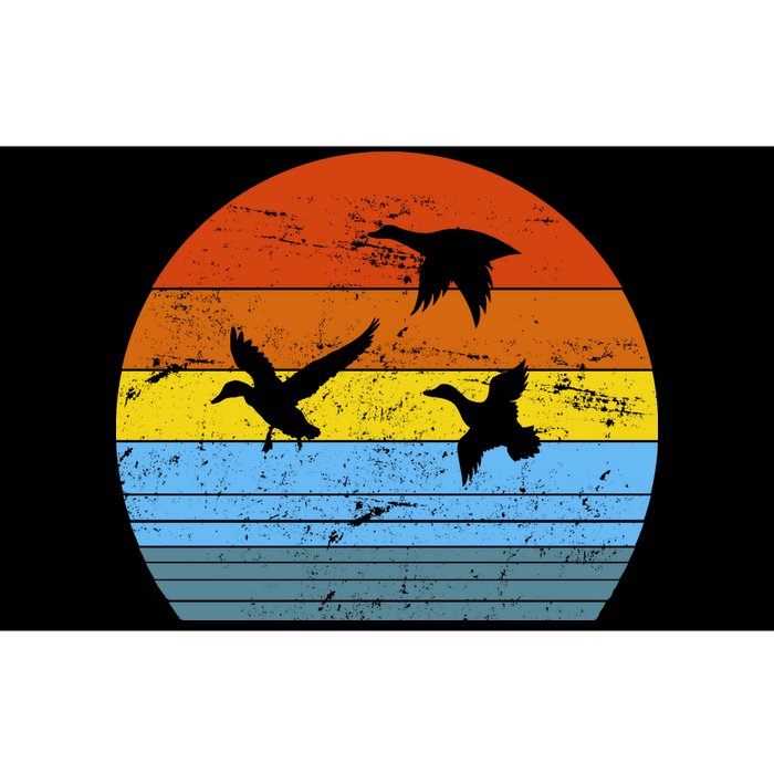 Distressed Duck Hunting Bumper Sticker