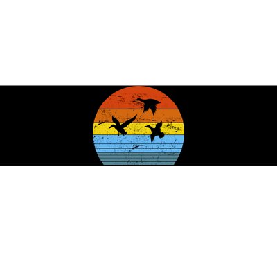 Distressed Duck Hunting Bumper Sticker