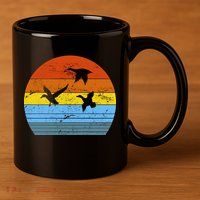 Distressed Duck Hunting 11oz C Handle Ceramic Mug