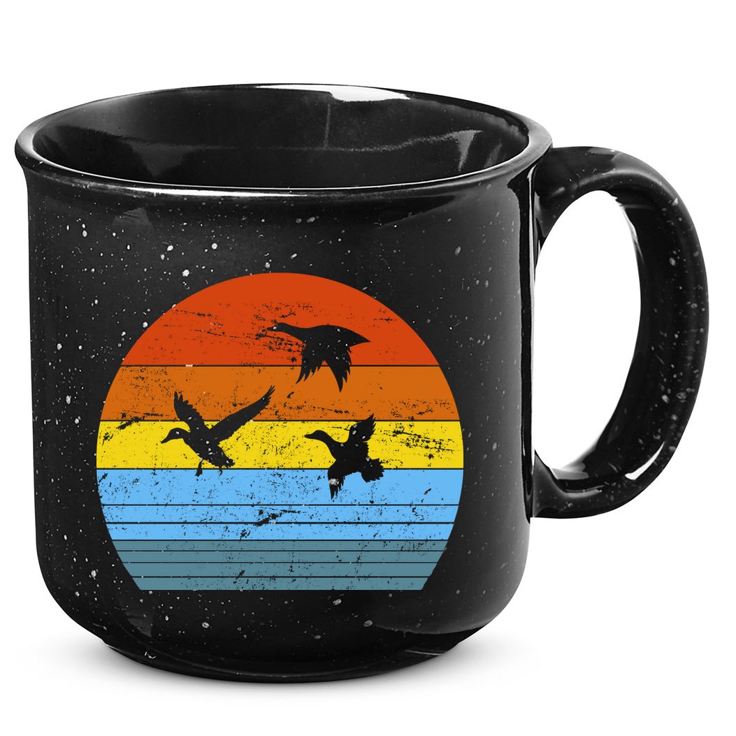 Distressed Duck Hunting 15oz Campfire Ceramic Mug