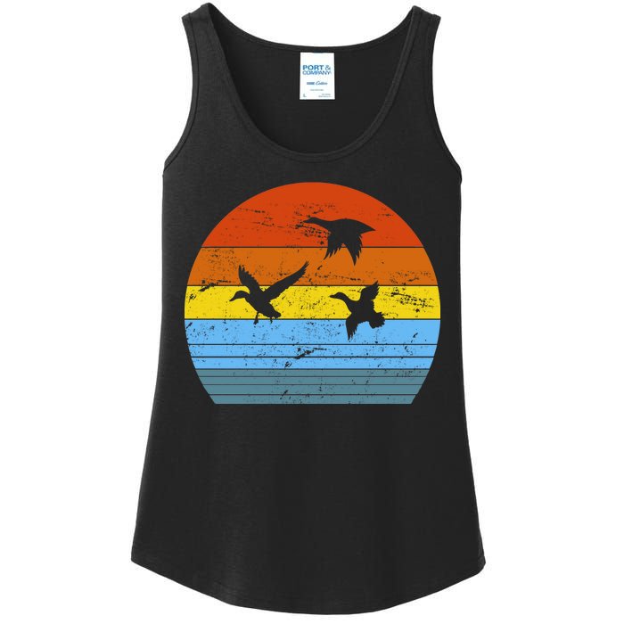 Distressed Duck Hunting Ladies Essential Tank