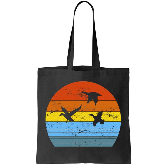 Distressed Duck Hunting Tote Bag