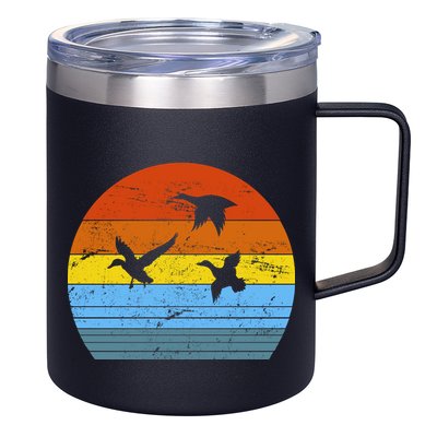 Distressed Duck Hunting 12oz Stainless Steel Coffee Mug