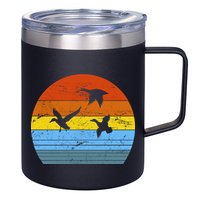Distressed Duck Hunting 12oz Stainless Steel Coffee Mug