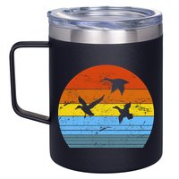 Distressed Duck Hunting 12oz Stainless Steel Coffee Mug