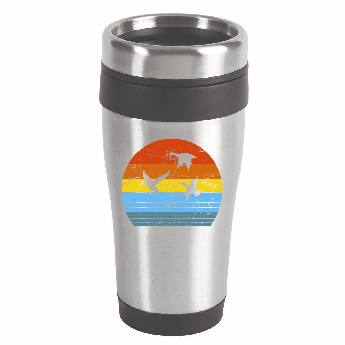 Distressed Duck Hunting 16oz Travel Tumbler