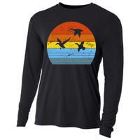 Distressed Duck Hunting Cooling Performance Long Sleeve Crew