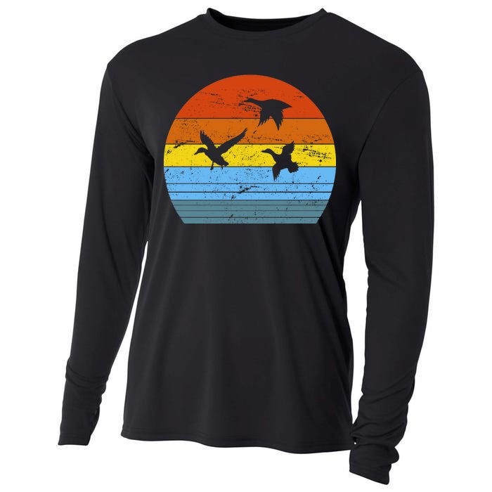 Distressed Duck Hunting Cooling Performance Long Sleeve Crew