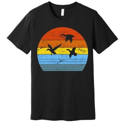 Distressed Duck Hunting Premium T-Shirt