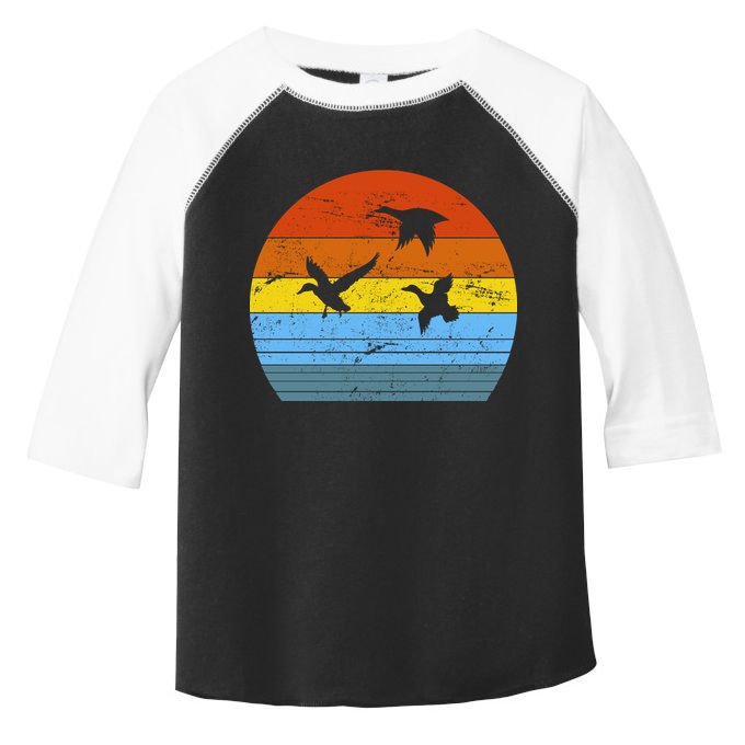 Distressed Duck Hunting Toddler Fine Jersey T-Shirt