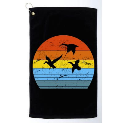 Distressed Duck Hunting Platinum Collection Golf Towel