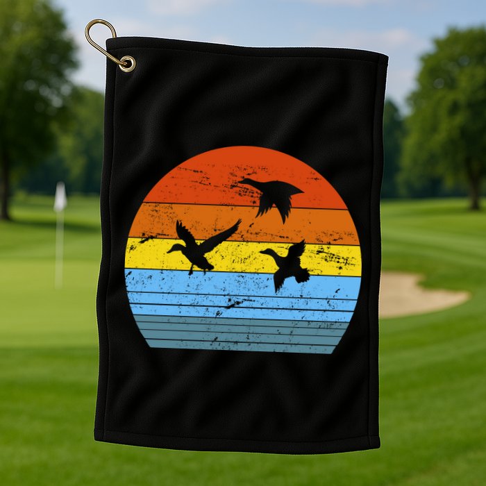 Distressed Duck Hunting Golf Towel