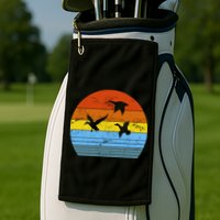 Distressed Duck Hunting Golf Towel