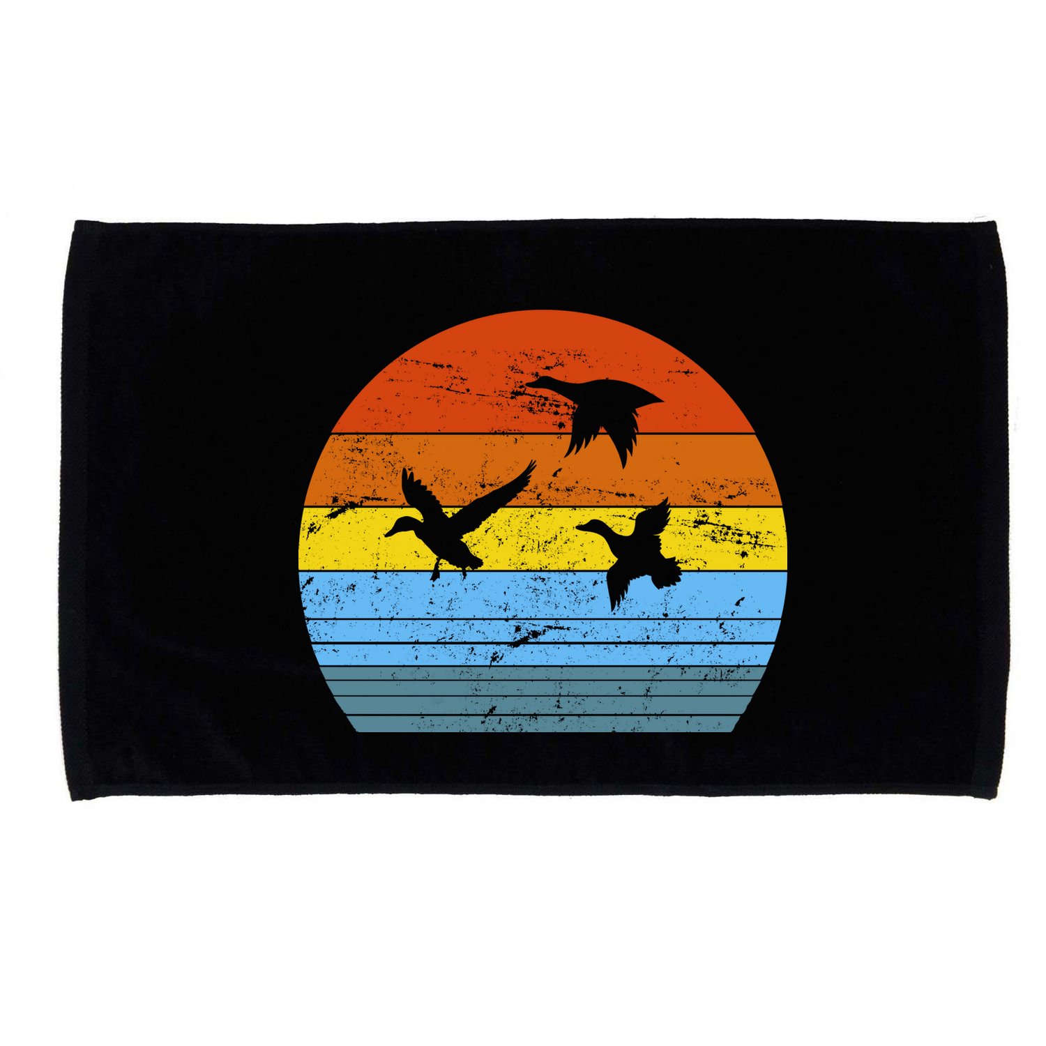 Distressed Duck Hunting Microfiber Hand Towel