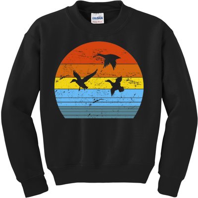 Distressed Duck Hunting Kids Sweatshirt