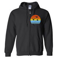 Distressed Duck Hunting Full Zip Hoodie