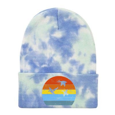 Distressed Duck Hunting Tie Dye 12in Knit Beanie