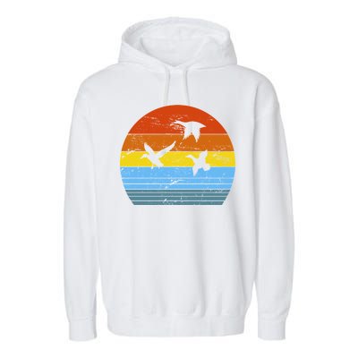 Distressed Duck Hunting Garment-Dyed Fleece Hoodie