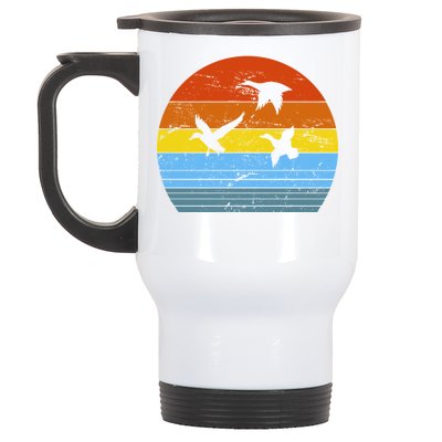 Distressed Duck Hunting Stainless Steel Travel Mug