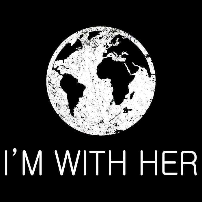 Distressed Earth Day I'm With Her Science March Flexfit Unipanel Trucker Cap
