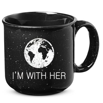 Distressed Earth Day I'm With Her Science March 15oz Campfire Ceramic Mug