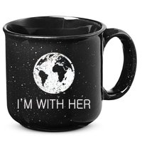 Distressed Earth Day I'm With Her Science March 15oz Campfire Ceramic Mug