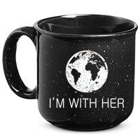 Distressed Earth Day I'm With Her Science March 15oz Campfire Ceramic Mug