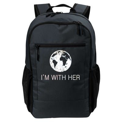 Distressed Earth Day I'm With Her Science March Daily Commute Backpack