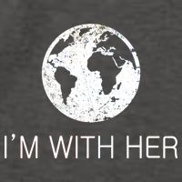 Distressed Earth Day I'm With Her Science March Vector Backpack