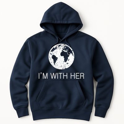 Distressed Earth Day I'm With Her Science March Hoodie