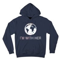 Distressed Earth Day I'm With Her Science March Hoodie