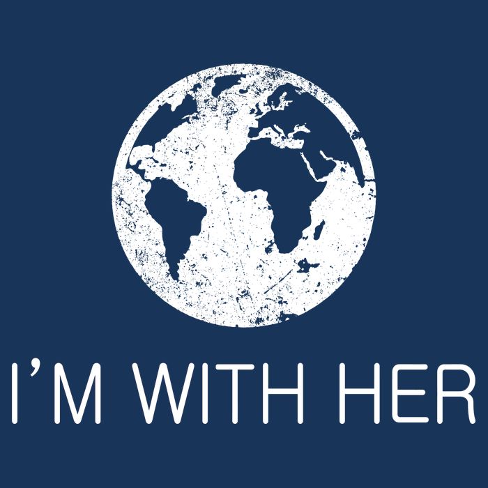Distressed Earth Day I'm With Her Science March 7-Panel Snapback Hat
